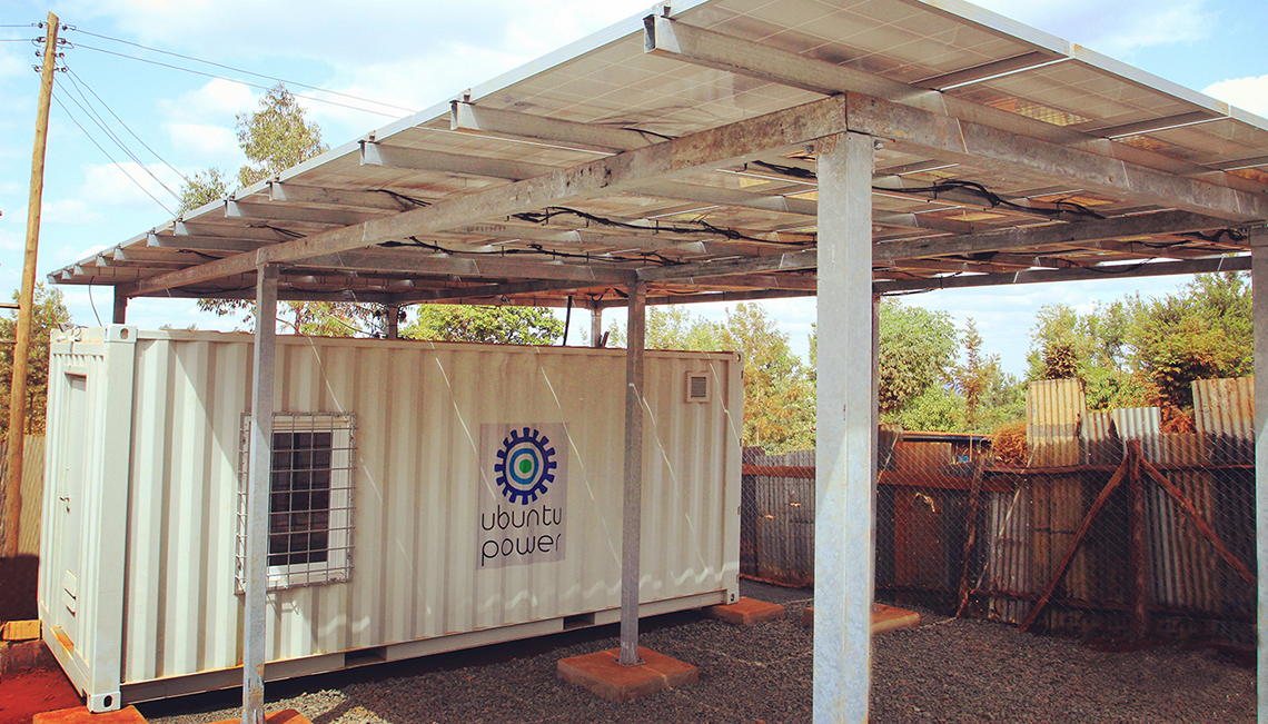 We deploy Smart Micro-Utilities, combining our innovative solar power and biogas hybrid.